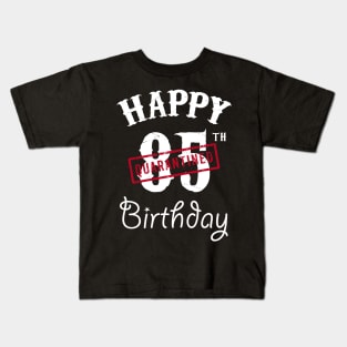 Happy 85th Quarantined Birthday Kids T-Shirt